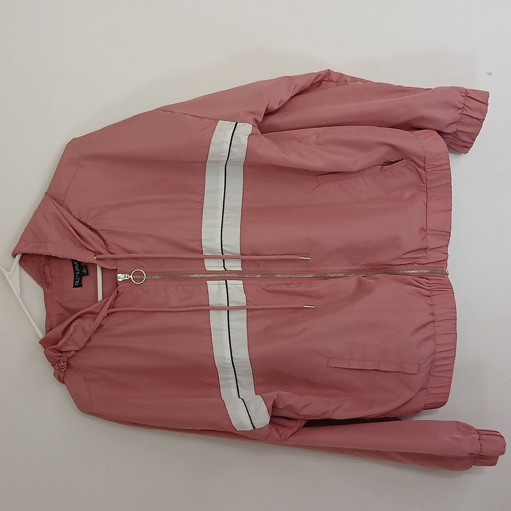 Riley and James Windbreaker Size Xl Color Dusty Pink